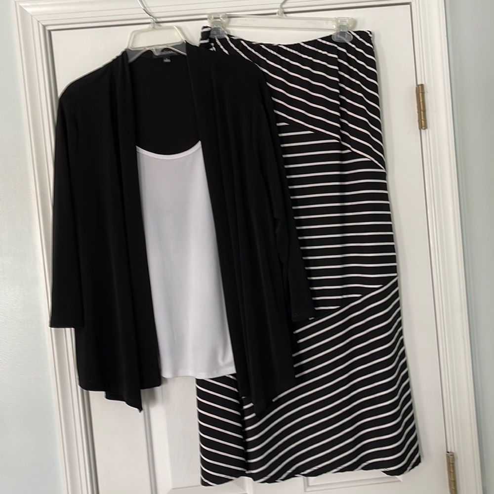 Skirt and top set